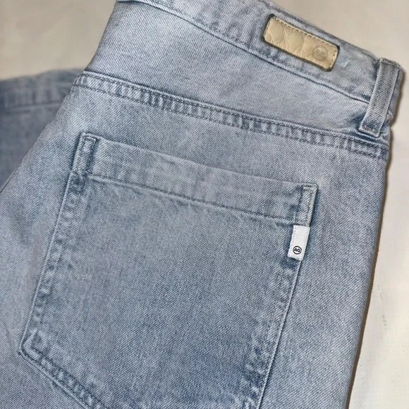 AG Stella Wide Leg Jeans  Trouser sz 32 Light Wash - Picture 6 of 10